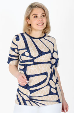 Футболка Таисия Ф-104 (44-62) кулирка - Лотос фото 8