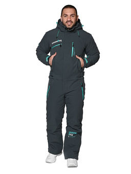 Комбинезон A-89025 Темно-серый