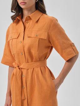 Платье льняное - Stilla фото 6