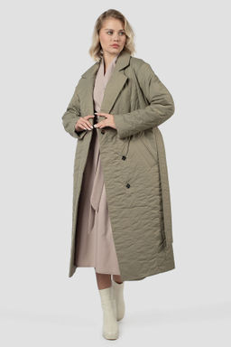 Пальто женское демисезонное (пояс) - El podio фото 4