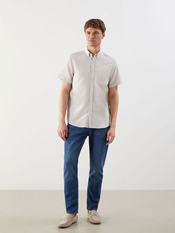 Regular Fit K?sa Kollu Arm?rl? Erkek G?mlek