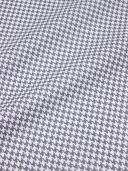 Бязь Серая гусиная лапка на белом, СОРТ2, ш.1.5м, хлопок-100%, 110гр/м.кв,