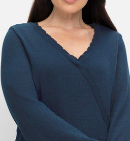 Платье, синее - Sheego фото 8