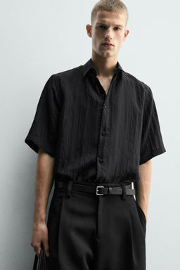 TEXTURED RELAXED FIT SHIRT - Zara фото 5