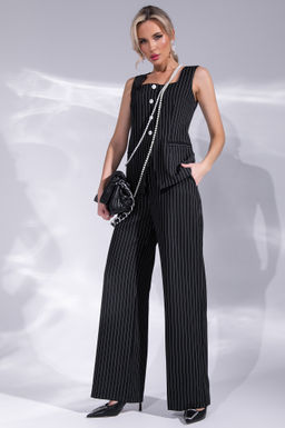 Жилет Мей (чёрный) - Эльза фото 3