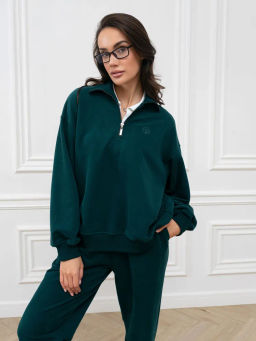 Толстовка женская Пич Изумрудный - Modamica фото 6
