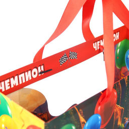 Пакет подарочный с пластиковым окном, 31 х 26 х 11 см, Тачки - Disney фото 7