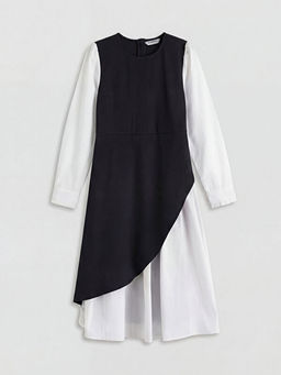 Bisiklet Yaka K?z ?ocuk Elbise