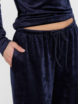 Комплект домашний женский синий велюровый - Mark formelle фото 6