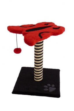 Когтеточка "Бабочка" черно-красная 43*33*33см (Cat scratcher papillon red/black) 210100 210100