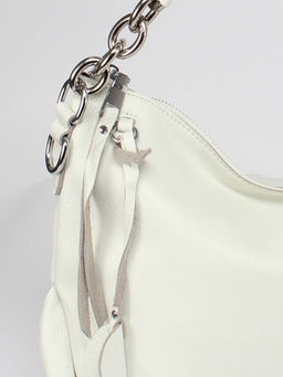 Сумка женская натуральная кожа JRP-8917-9, 1отд+карм/перег, плечевой ремень, белый SALE 259894 - Adelia фото 4