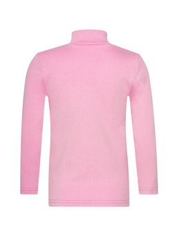 Джемпер-водолазка розовая зайка 645п (80, 52)