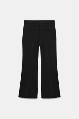 PANTAL?N CROPPED FLARE ZW COLLECTION LIMITED EDITION / Negro - Zara фото 9