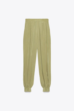 CUFFED HEM BALLOON TROUSERS - Zara фото 6