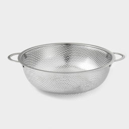 Дуршлаг с ручками «Марко», 22 см, 27×22.5×7, две ручки, цвет хромированный