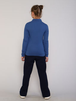 Рубашка-поло Лицей белый Ладошки  фото 18