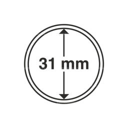 Капсула CAPS для монет диаметром до 31 мм LEUCHTTURM 305331/325003