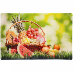 Цена за 3 шт. Салфетка на стол 42*27см в наборе 4шт "Фруктовая корзинка"
