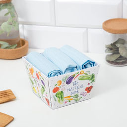 Набор полотенец Этель Healthy food 3 шт, 100% хлопок