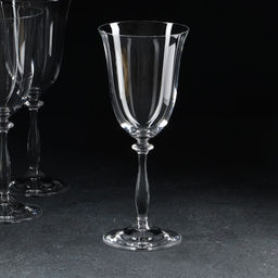 Набор бокалов для вина из хрустального стекла «Анжела», 6 шт., 350 мл