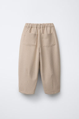 CHECKED PLEATED TROUSERS - Zara фото 2