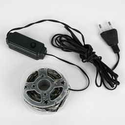 ULD-S3000-300/DGA MULTI IP20 DEW Гирлянда светодиодная "Роса", 30м. 300 светодиодов. Разноцветный свет. Провод зеленый. ТМ Uniel