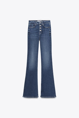 Z.06 HIGH-WAIST FLARE JEANS - Zara фото 7