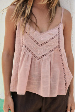 EMBROIDERED COTTON TOP - Zara фото 3