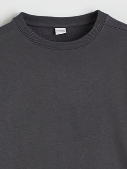 Bisiklet Yaka Erkek ?ocuk Kal?n Sweatshirt