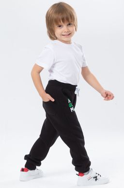 Теплые брюки из футера трехнитки с начесом для мальчика Bonito фото 11