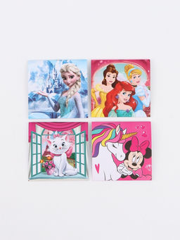 Цена за 20 шт. Блокнот «Принцессы» 10×10 см, 16 листов МИКС