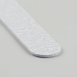 Цена за 10 шт. Сменный файл для пилки, на вспененной основе, абразивность 80, 18 см, фасовка 10 шт, цвет серый - Queen fair фото 3