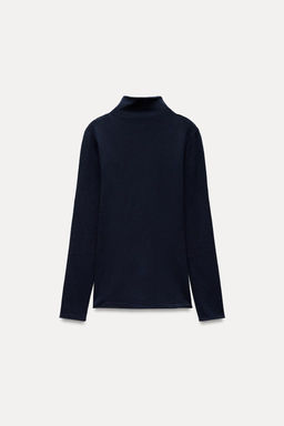 HIGH NECK WOOL BLEND SWEATER - Zara фото 6