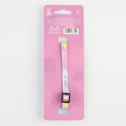 Ошейник для собак и кошек с фастексом Листья, 30х1 см - Пушистое счастье фото 4