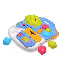 Игровой центр-Каталка "Слоник и коала" цвет голубой, 3 в 1 в коробке