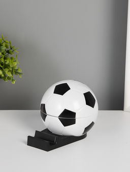 Ночник подставка под телефон "Футбольный мяч" 4хLED 3Вт 5V USB АКБ 2 режима 9,5х12,5х10 см   1091621