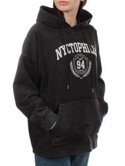 T312 BLACK Худи женское (90% хлопок, 10% полиэстер) - Fashion фото 2