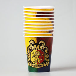 Цена за 10 шт. Стакан бумажный Волшебный мир, 250 мл, однослойный - Страна карнавалия фото 3