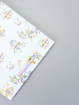 Цена за 2 шт. Пакет подарочный ламинированный Зонтик 18?22.3?10 см