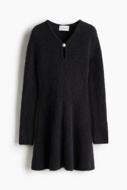 Vestido en mezcla de mohair