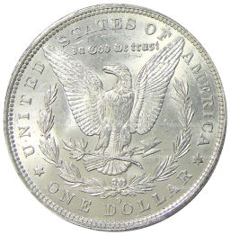 1 доллар 1885 года O США Доллар Моргана
