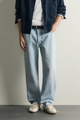 JEANS STRAIGHT ANKLE FIT / Azul claro - Zara фото 2