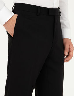 Siyah Slim Fit Kuma_ Pantolon