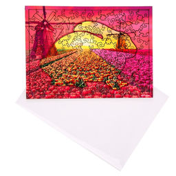 Пазлы фигурные «Цветущие тюльпаны», 142 детали