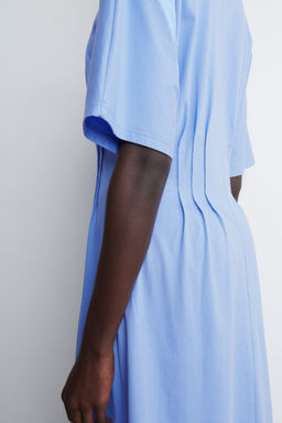 VESTIDO DE ALGOD?N CON DETALLES PLISADOS - H&m фото 3