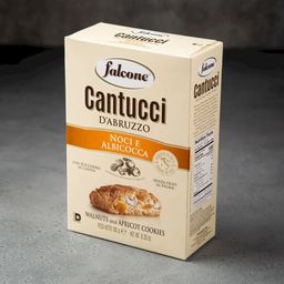 Печенье сахарное Кантуччи с грецким орехом и абрикосом "falcone" (0,180 кг)