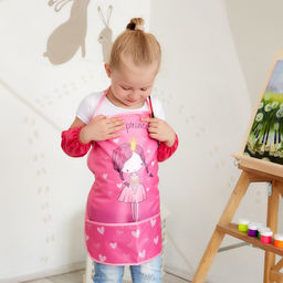 Фартук с нарукавниками детский Этель Cute girl, 49 х 39 см  фото 4