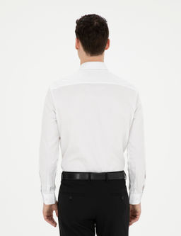 Beyaz Regular Fit Uzun Kollu Basic G_mlek - Pierre cardin фото 12
