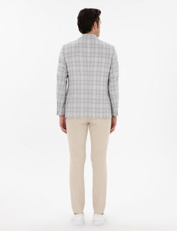 Bej Slim Fit Pamuk Kar___ml_ Jean Pantolon