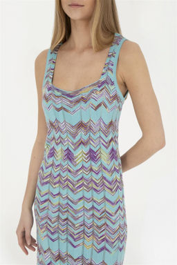 Женское мятное трикотажное платье - U.s. polo assn фото 6